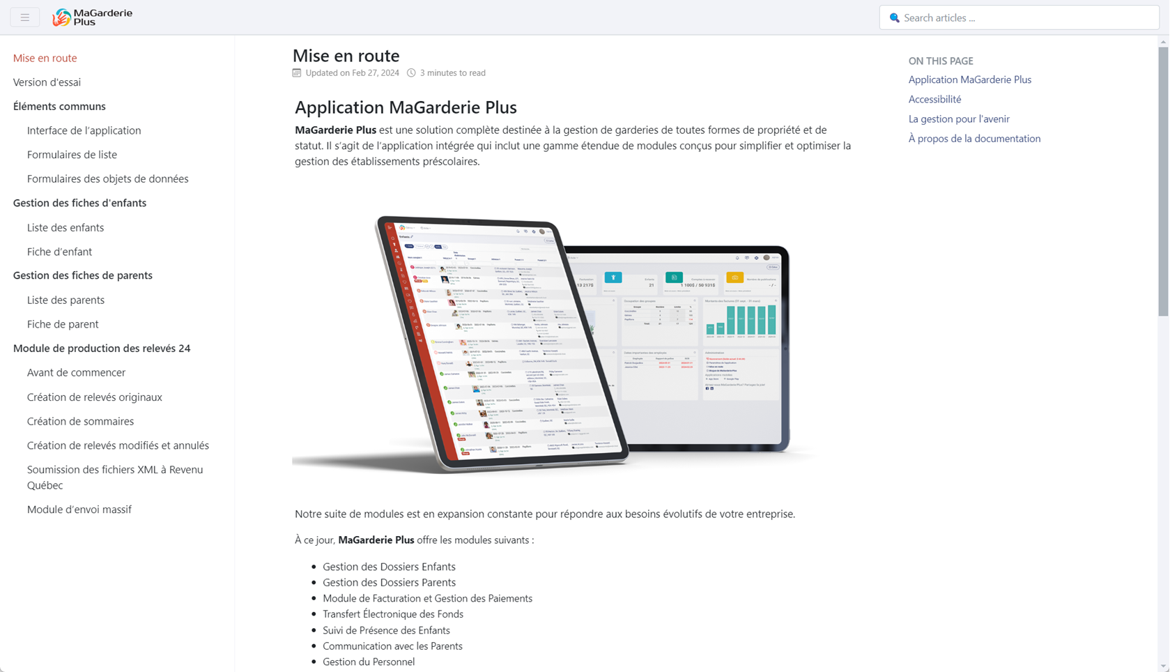 Module de production des relevés 24