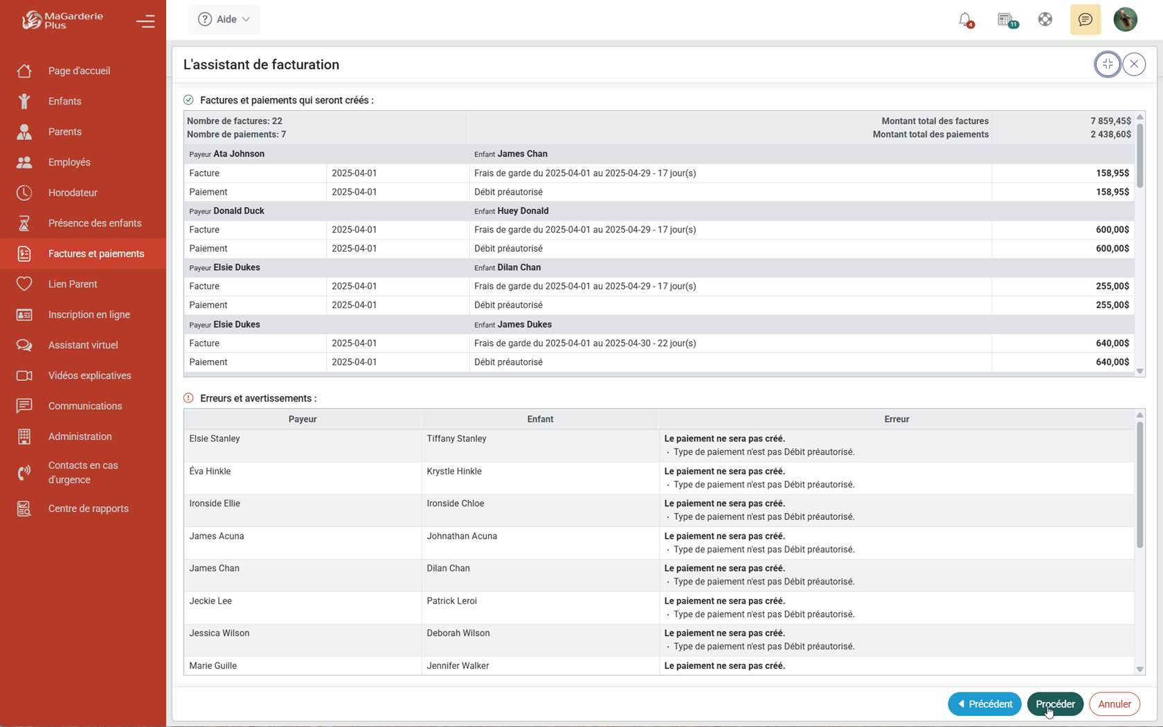 Les dernières améliorations du module de facturation